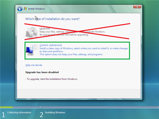How Do I Perform A Clean Install Of Windows Vista