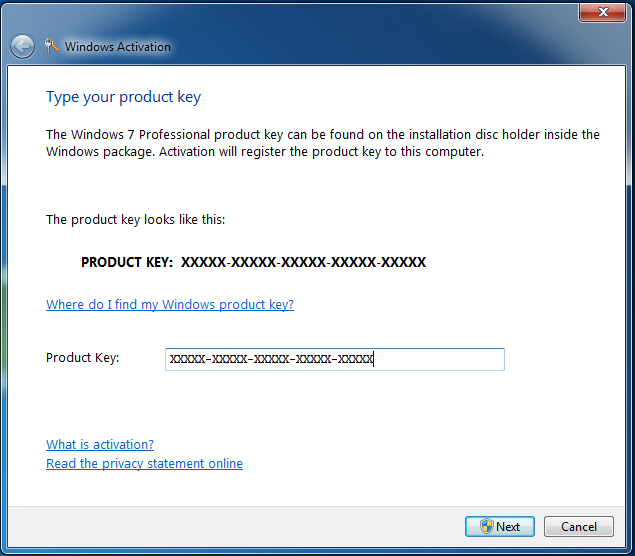 Windows Vista Ultimate Universal Product Key